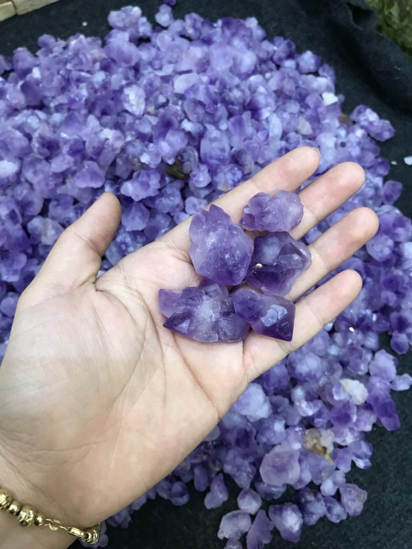 ĐÁ MẦM THẠCH ANH TÍM, KL: 1KG