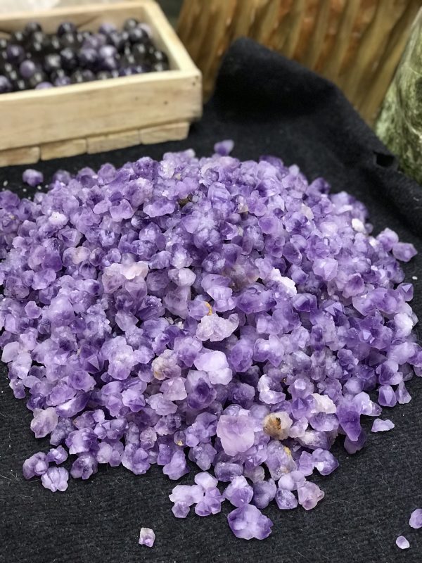 ĐÁ MẦM THẠCH ANH TÍM, KL: 1KG