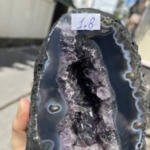 HỐC THẠCH ANH TÍM – AMETHYST GEODE – KT : 16X11CM, 1.8KG (T88)