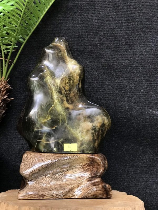 CÂY ĐÁ PHONG THỦY NGỌC SERPENTINE KT: 31 X 17 CM- 3,8 KG (MS: D2)