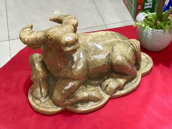 TRÂU ĐÁ CANXIT VÂN GỖ, KL: 10KG (2)